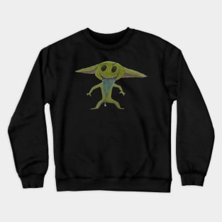 Goblin gremlin drooling fantasy creature Crewneck Sweatshirt